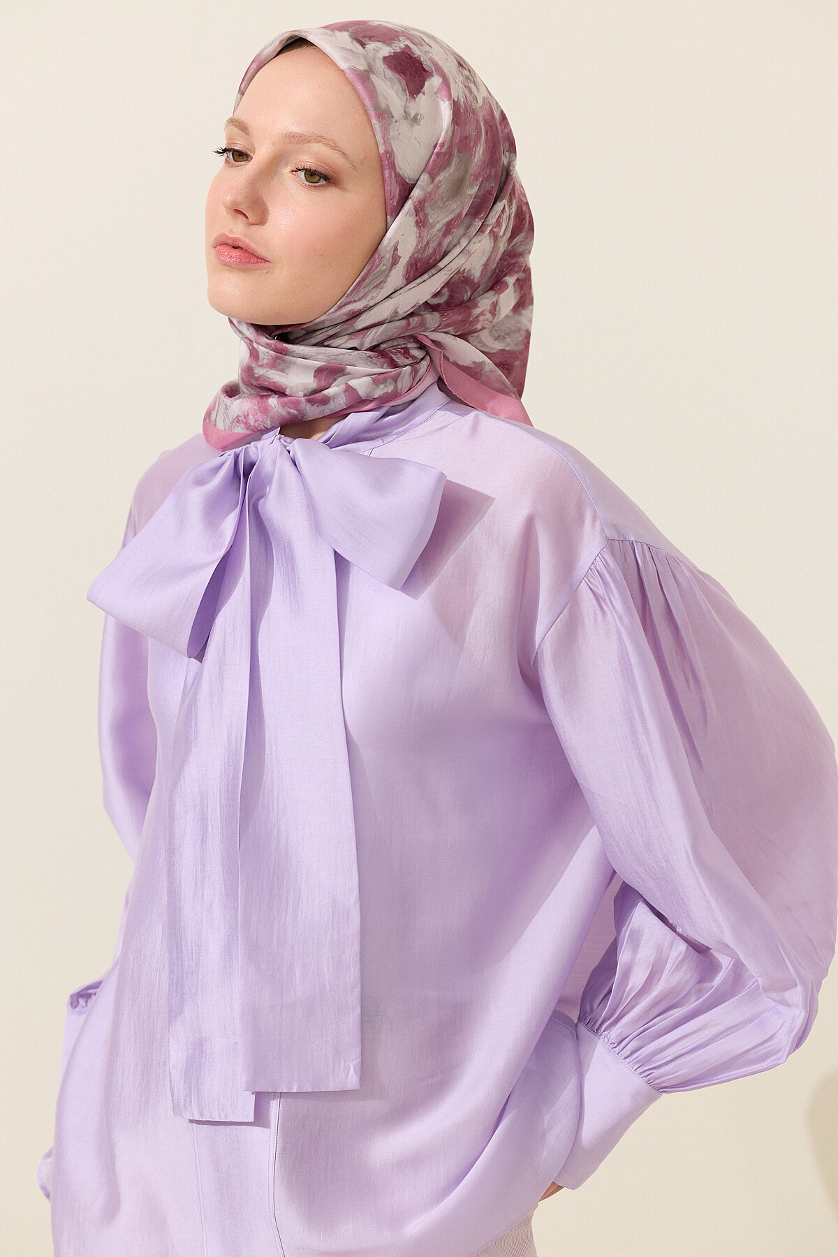 Lumos Soft Eşarp - Pembe - Camellia Scarfs (1)