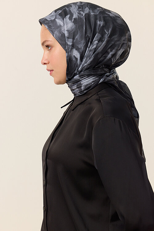 Lumos Soft Eşarp - Siyah - Camellia Scarfs (1)