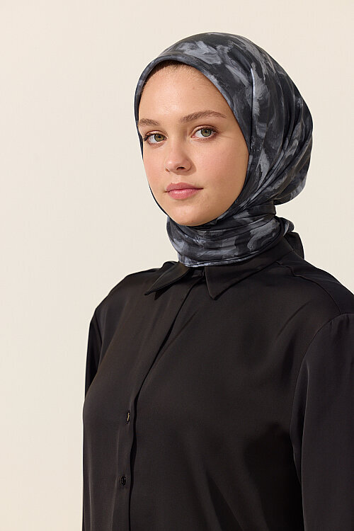 Lumos Soft Eşarp - Siyah - Camellia Scarfs