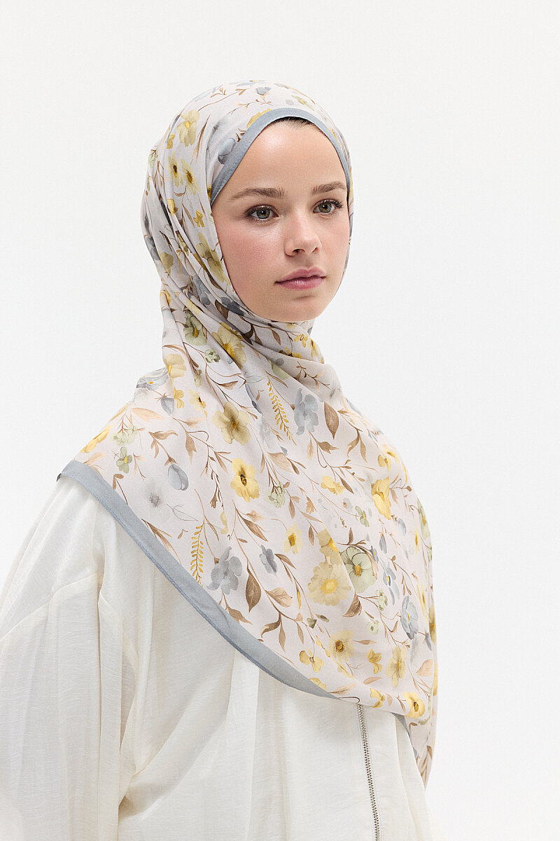 Lyra Rami Şal - Gri - 2