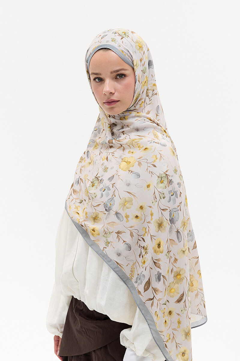 Lyra Rami Şal - Gri - 3