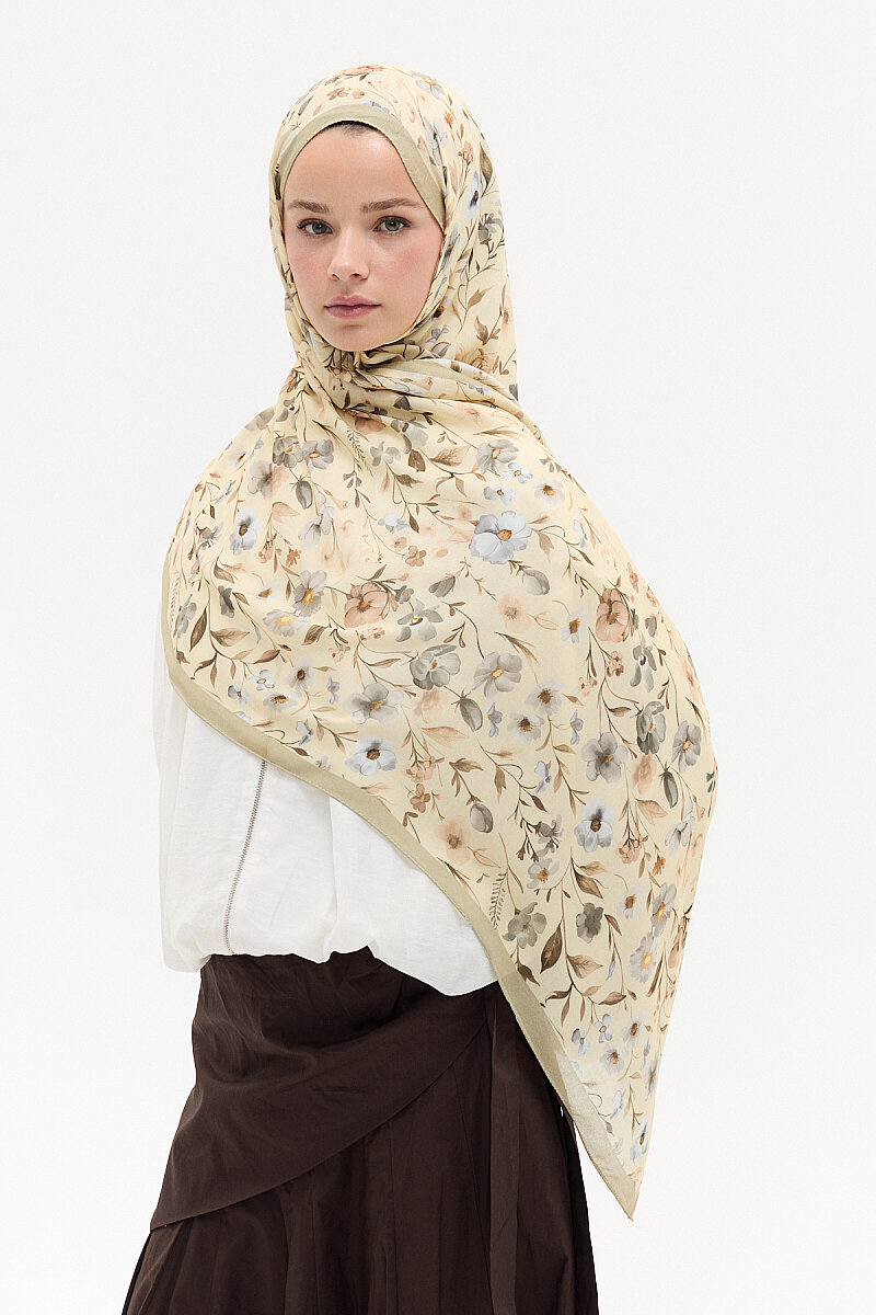 Lyra Rami Şal - Olive - 2