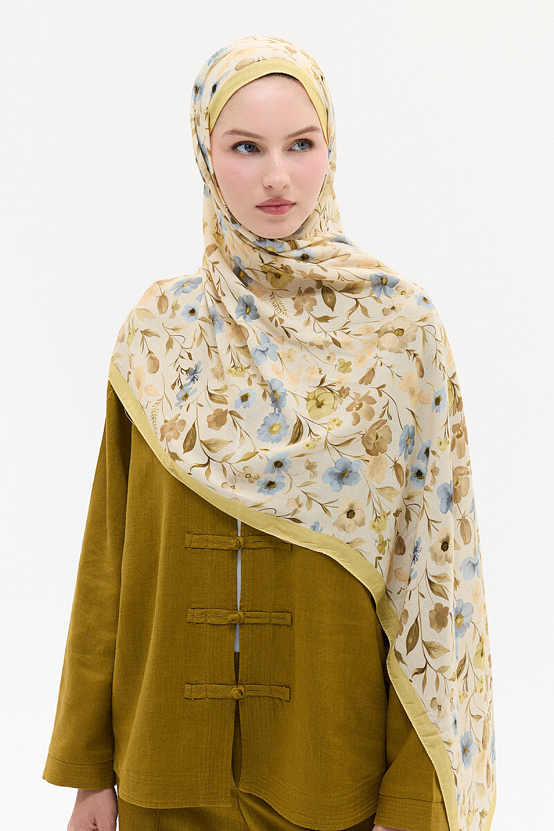 Lyra Rami Şal - Sarı - 3