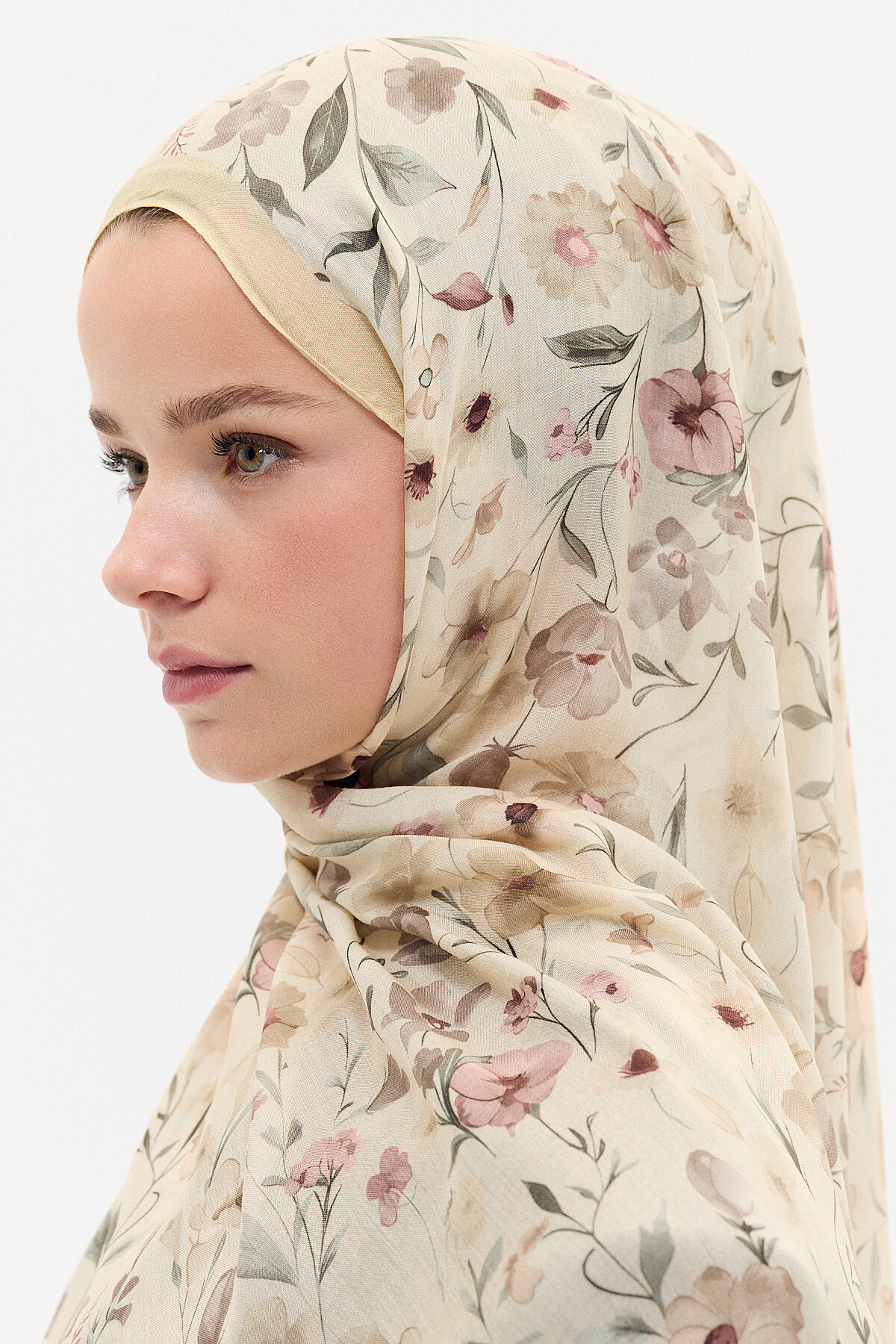 Lyra Rami Şal - Taş - Camellia Scarfs (1)