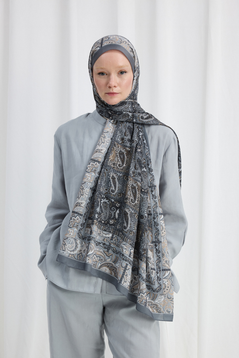 Marly Soft Şal - Gri - 1