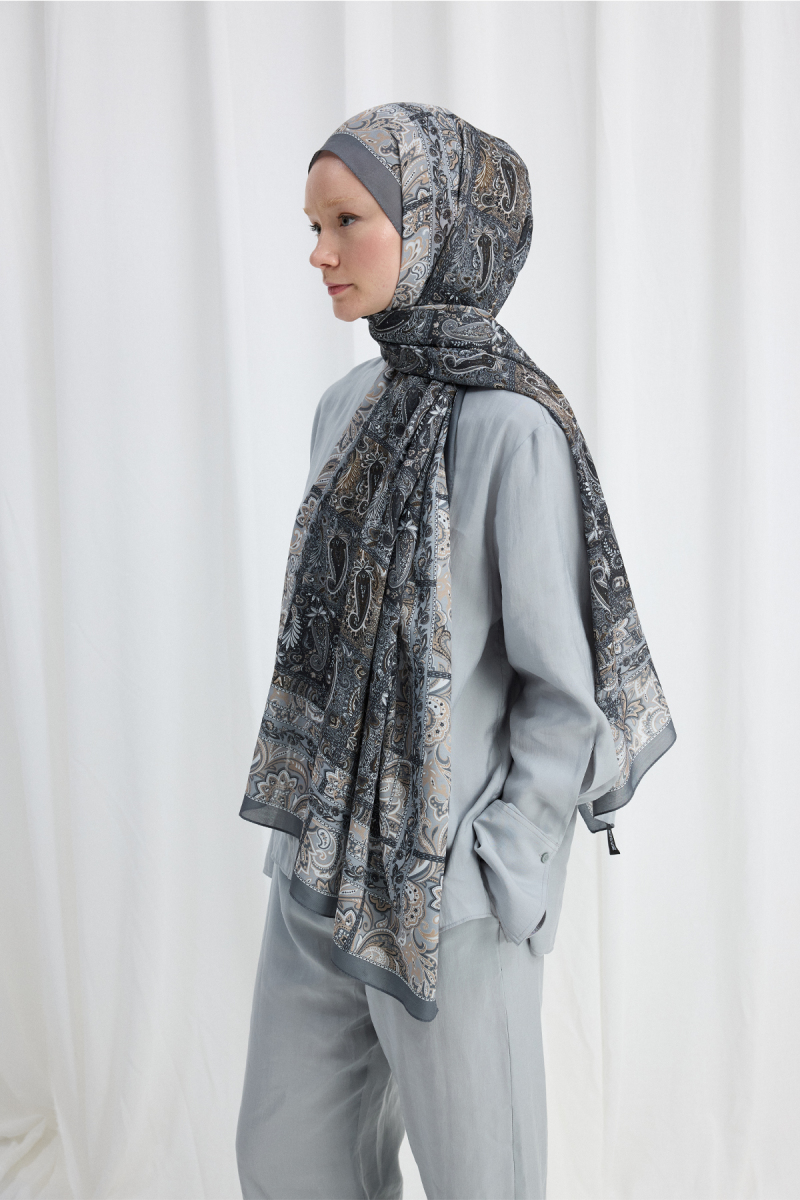 Marly Soft Şal - Gri - 2