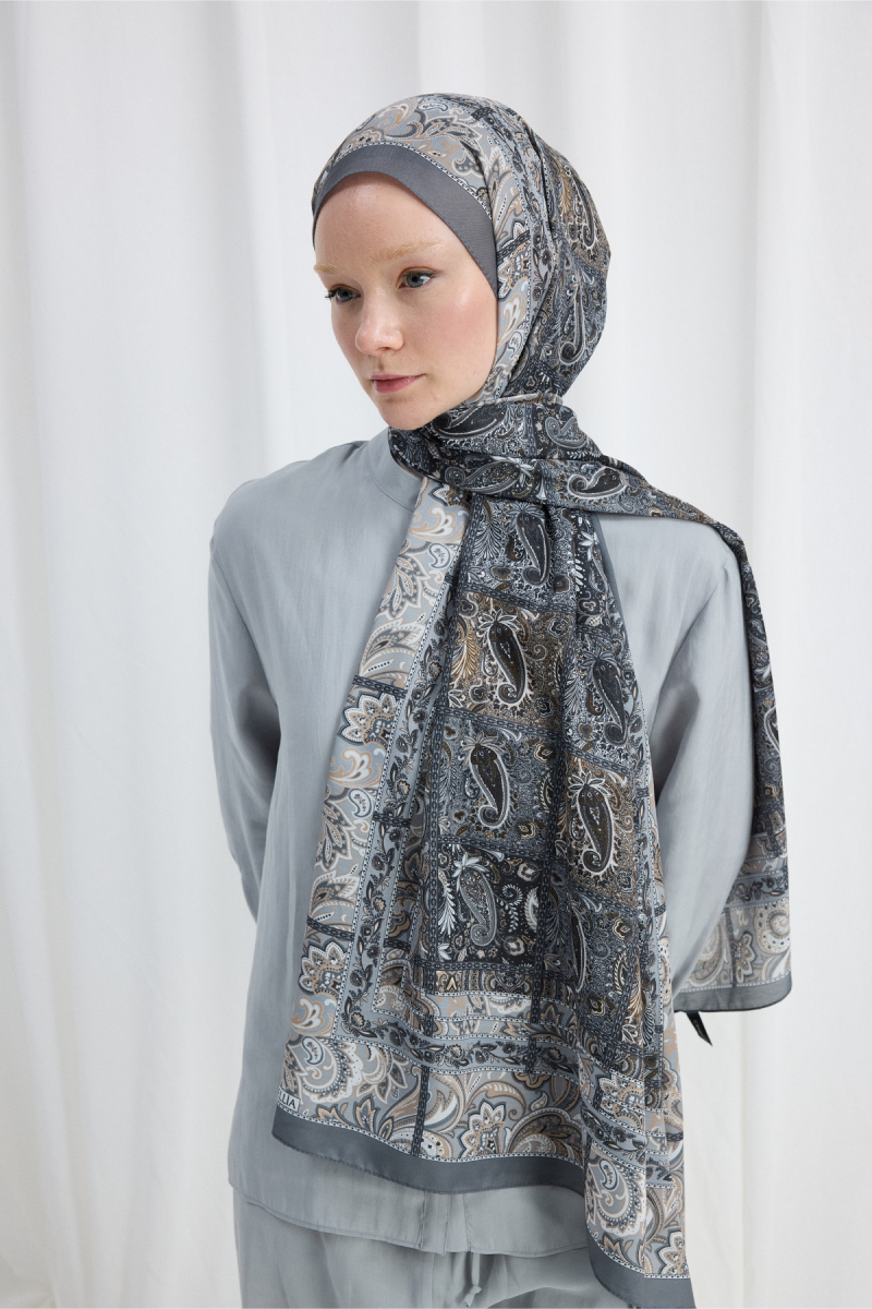 Marly Soft Şal - Gri - 3