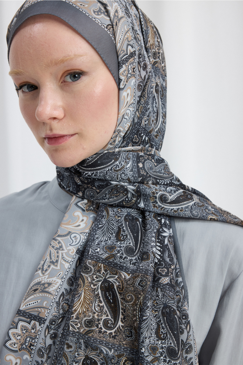 Marly Soft Şal - Gri - 4