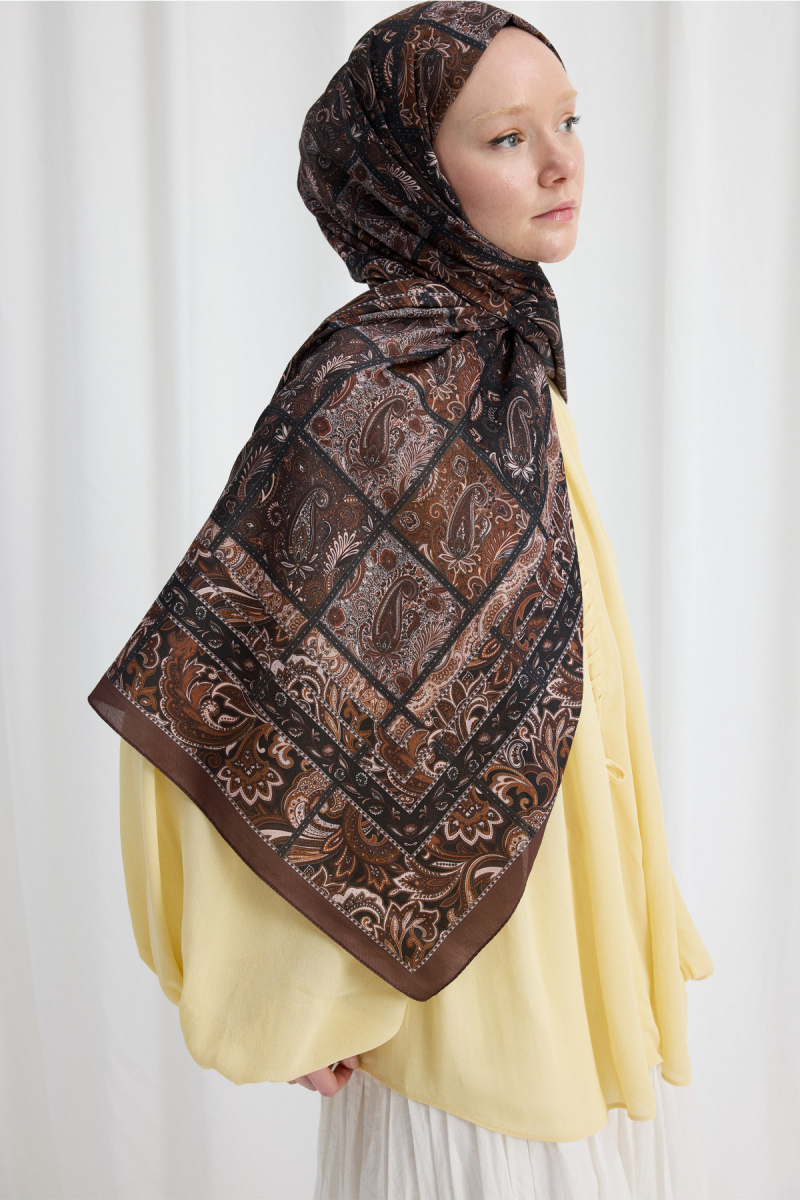 Marly Soft Şal - Kahve - 3