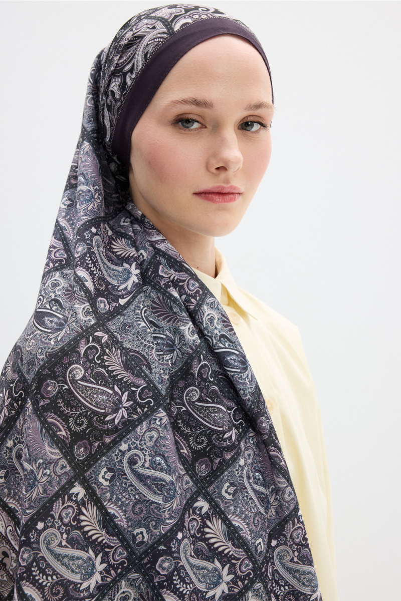 Marly Soft Şal - Mor - 3