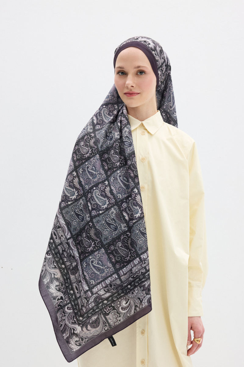 Marly Soft Şal - Mor - 1