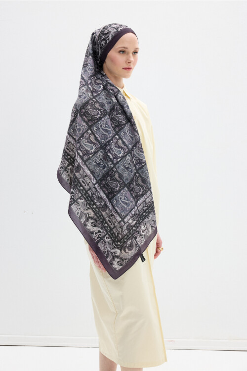 Marly Soft Şal - Mor - Camellia Scarfs (1)