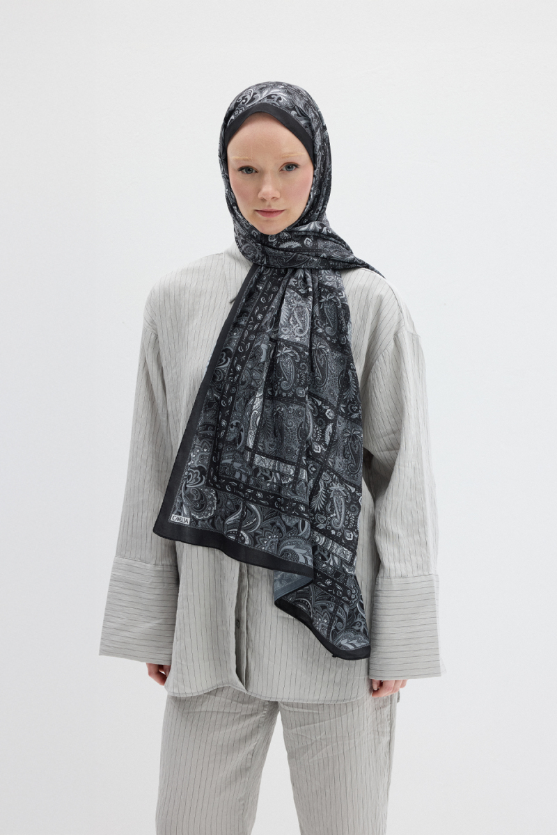 Marly Soft Şal - Siyah - 1