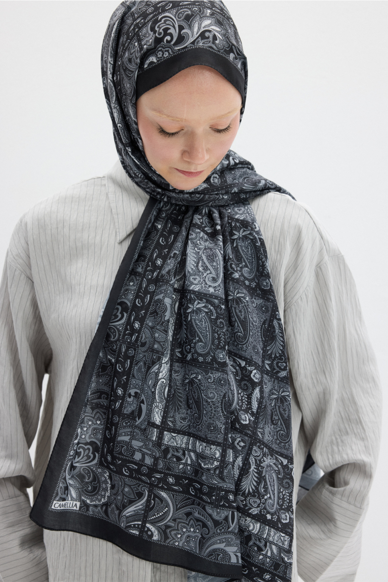 Marly Soft Şal - Siyah - 4