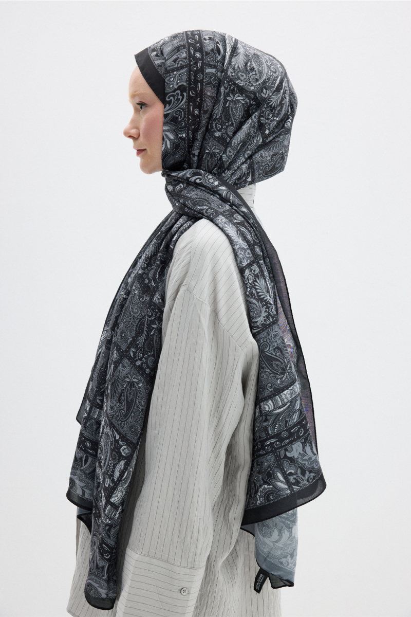 Marly Soft Şal - Siyah - 3