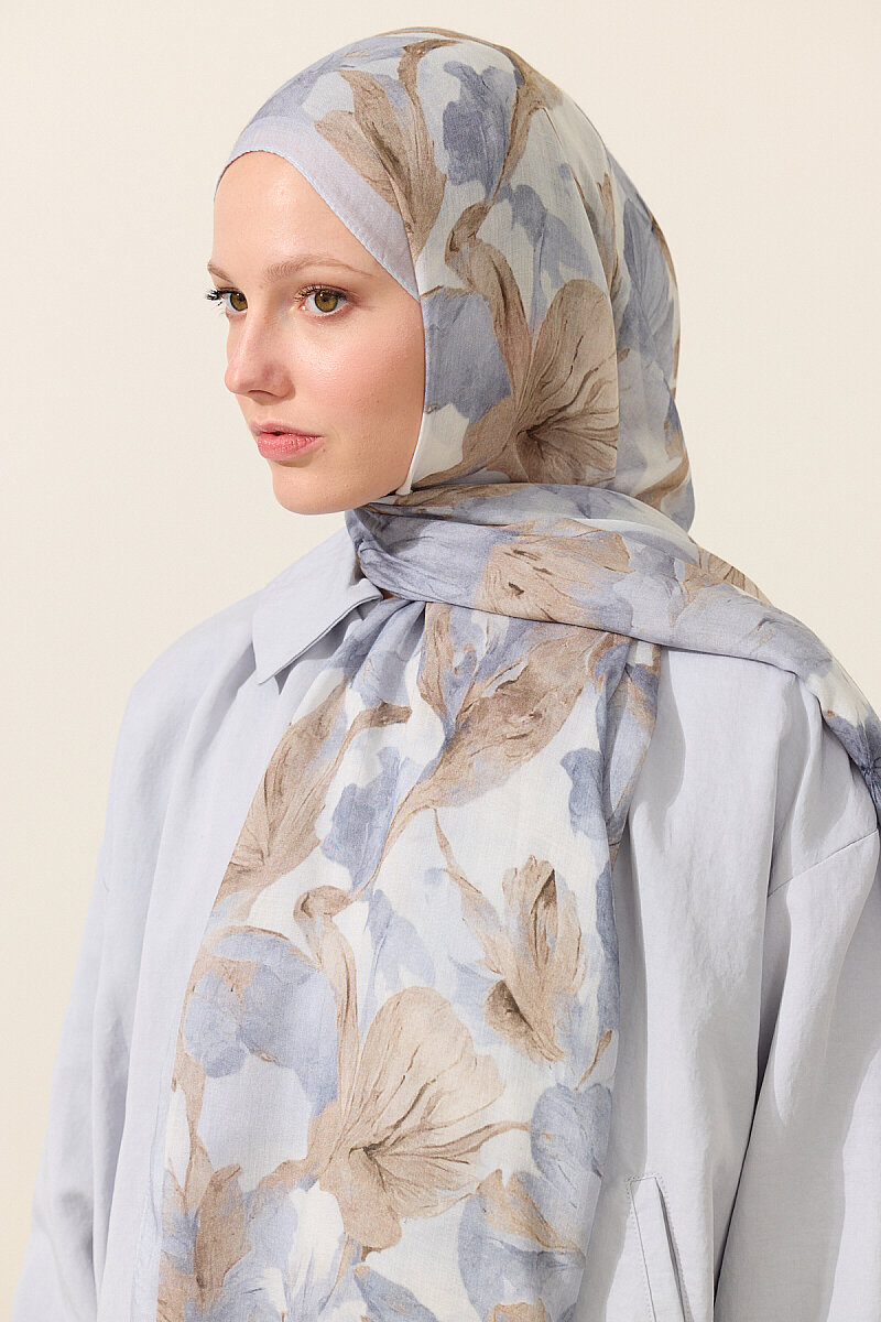 Matcha Rami Şal - Gri Bej - 3