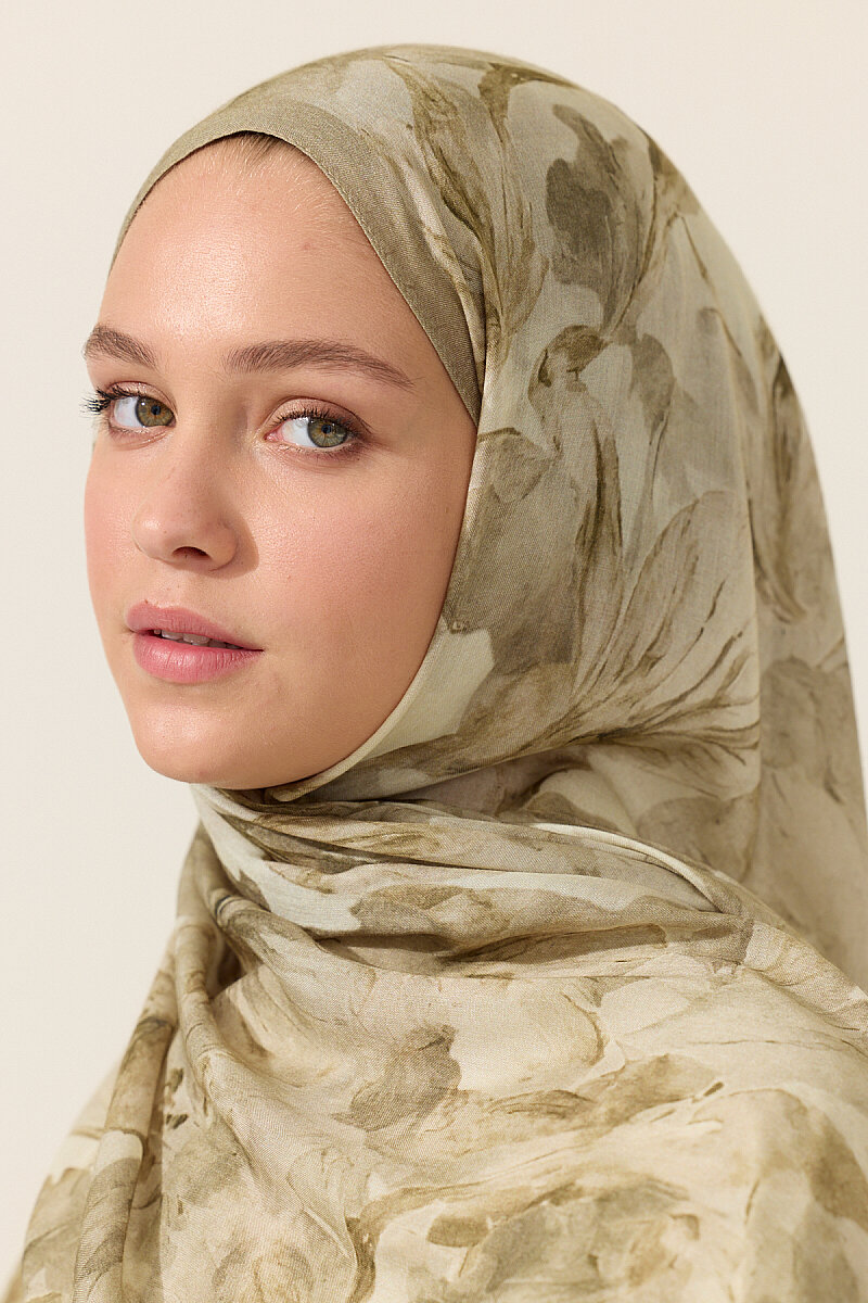 Matcha Rami Şal - Olive - 4