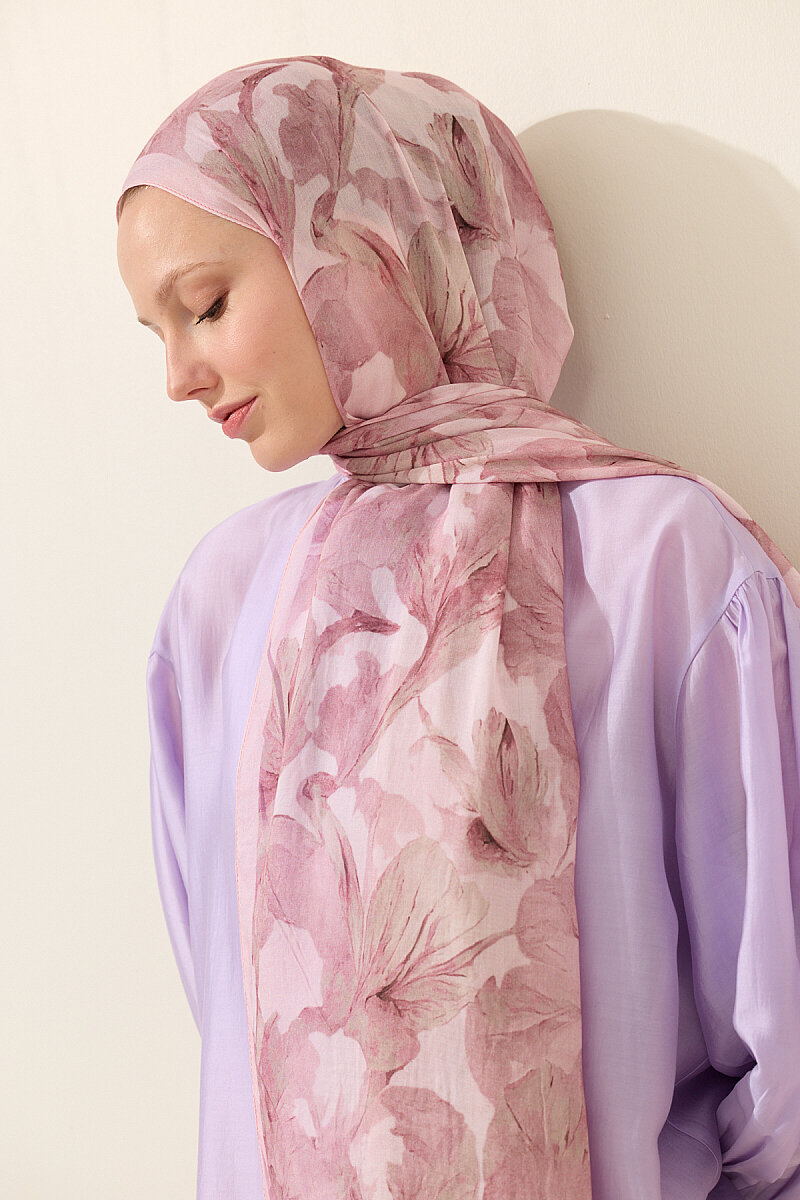 Matcha Rami Şal - Pembe - 4