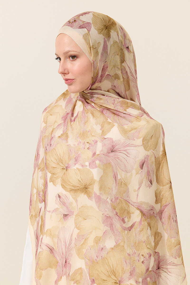 Matcha Rami Şal - Pembe Sarı - 3