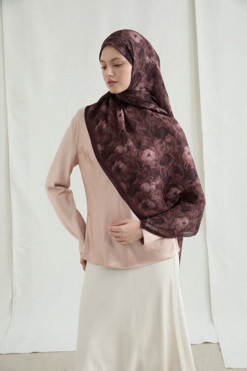 Merry Müslin Şal - Erik Çürüğü - Camellia Scarfs