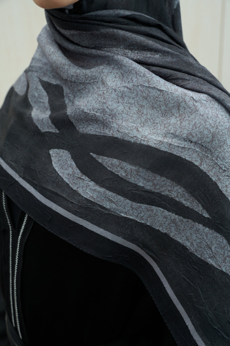 Meyus Kraş Şal - Siyah - 2