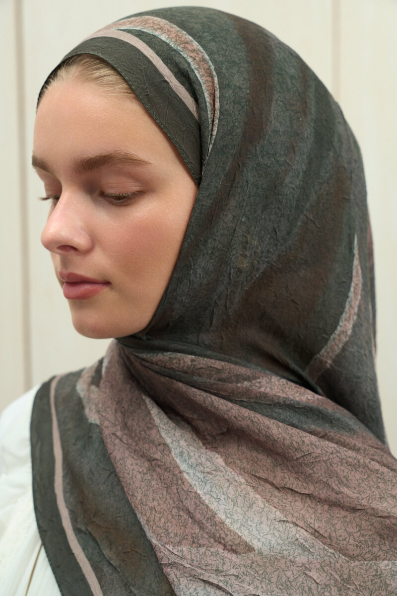 Meyus Kraş Şal - Yeşil - 3