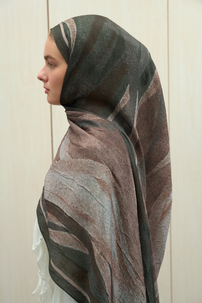 Meyus Kraş Şal - Yeşil - 4