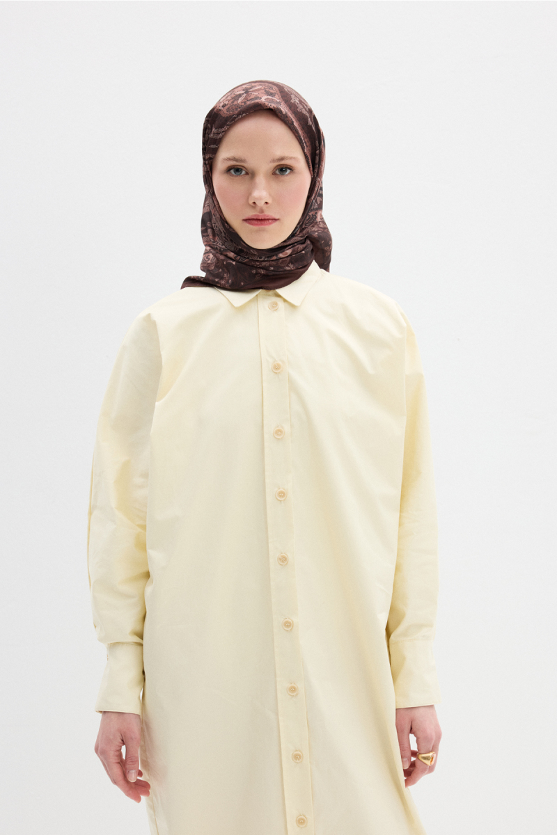 Milano Desen Soft Eşarp - Kahve - 2