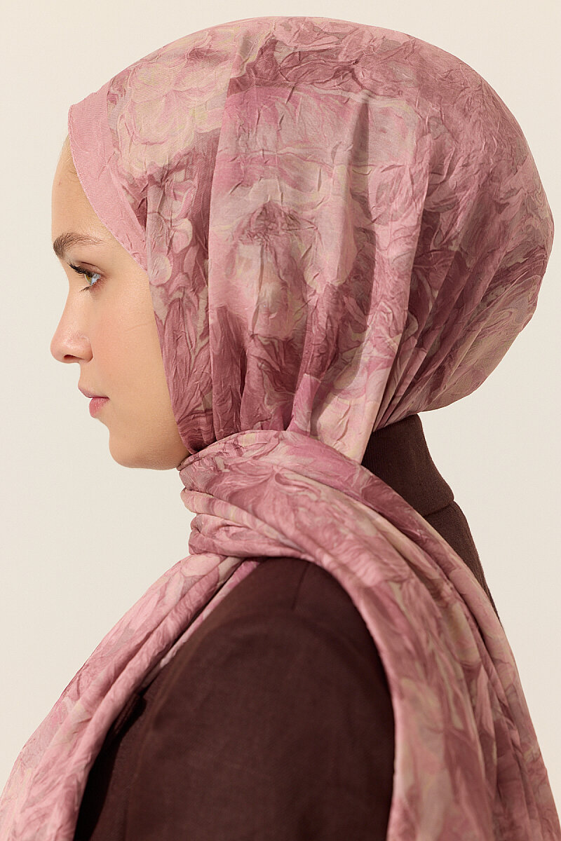 Monaco Kraş Şal - Pembe - 4