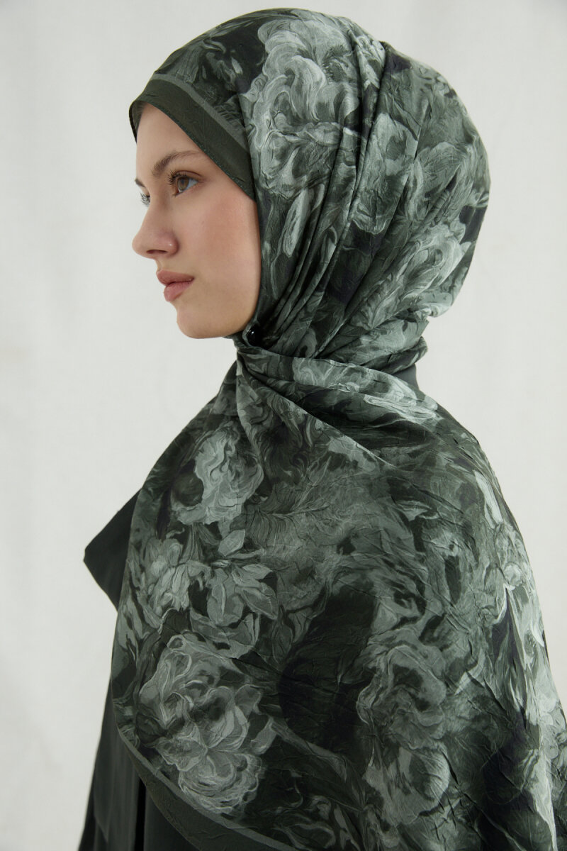 Monaco Kraş Şal - Yeşil - 4