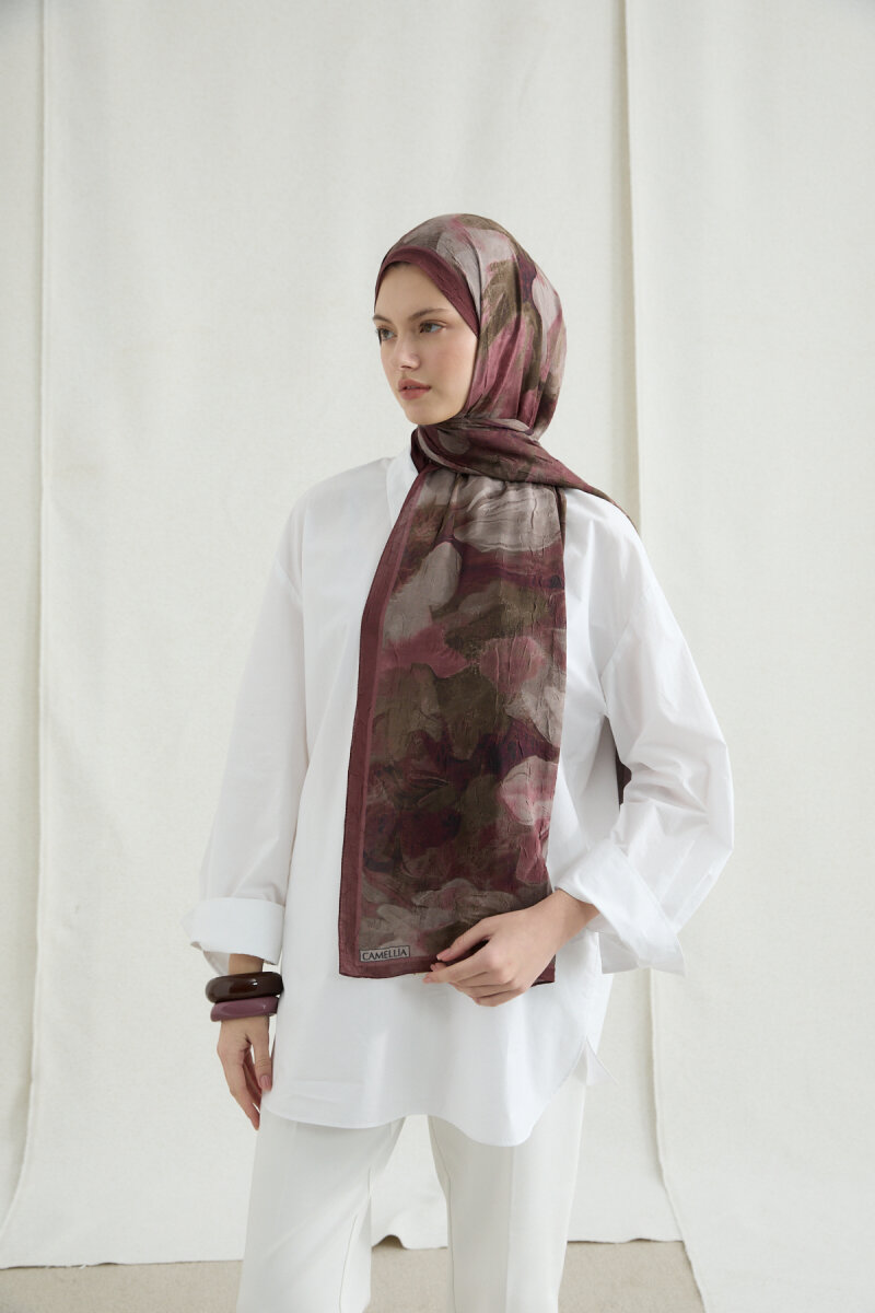 Nars Kraş Şal - Bordo - 2