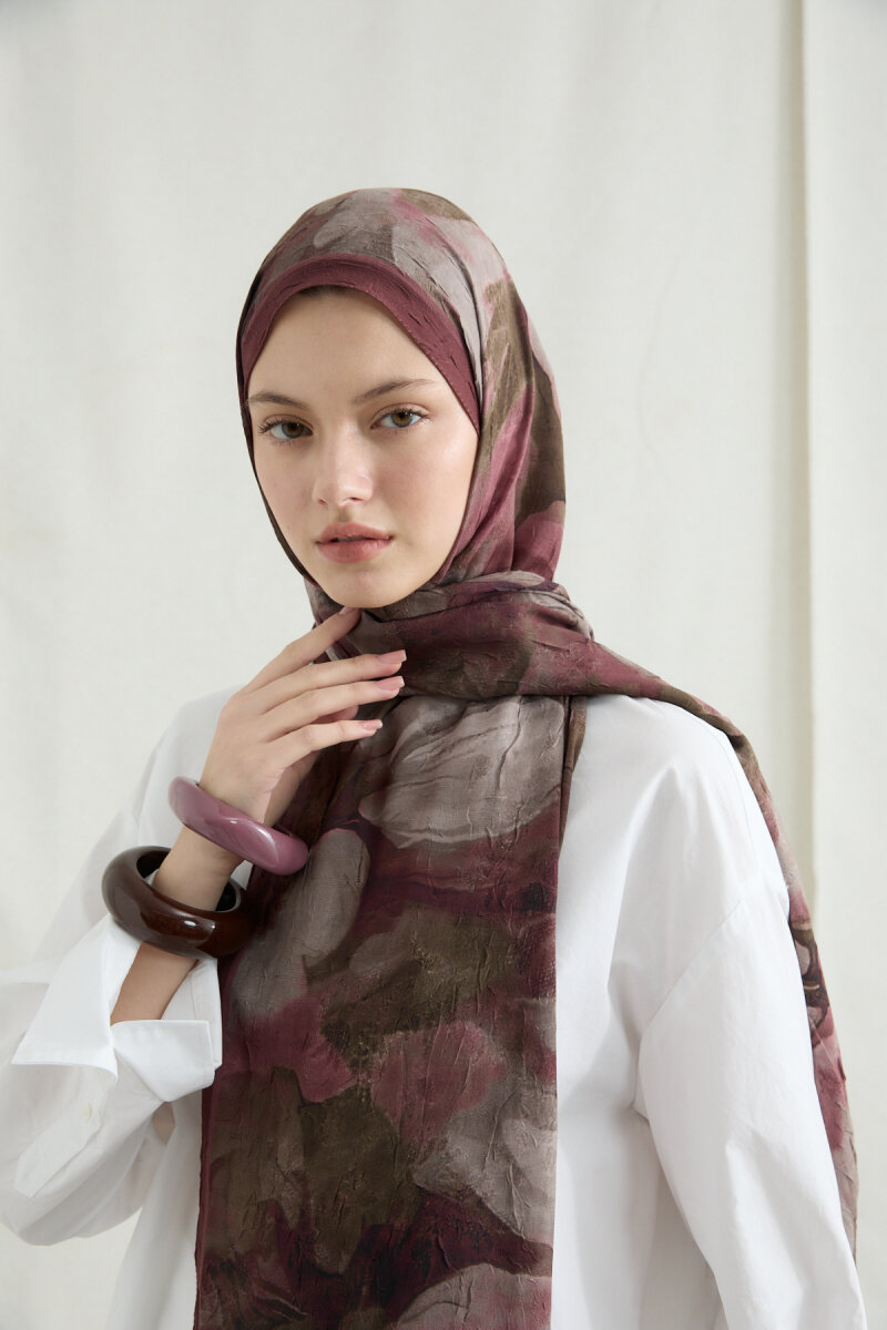 Nars Kraş Şal - Bordo - 3