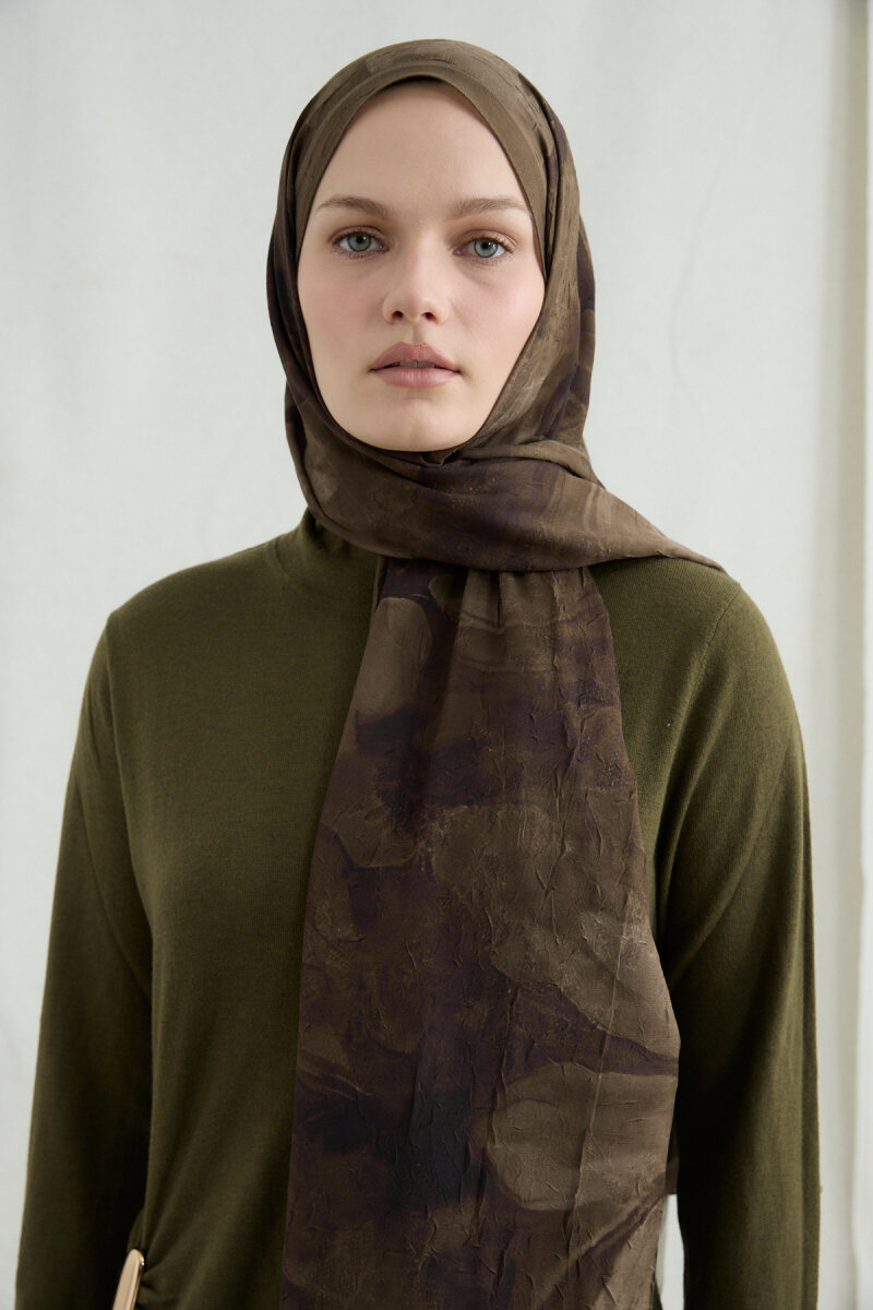 Nars Kraş Şal - Haki - 4