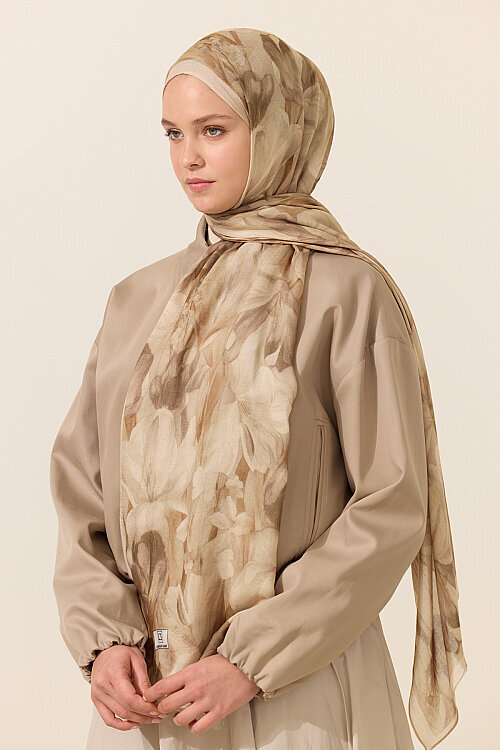 Noa Rami Şal - Kum - Camellia Scarfs