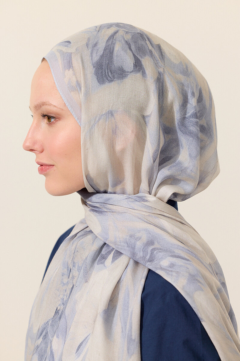 Noa Rami Şal - Mavi - 4