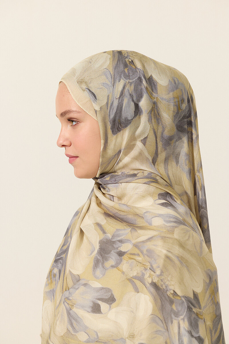 Noa Rami Şal - Sarı Gri - 3