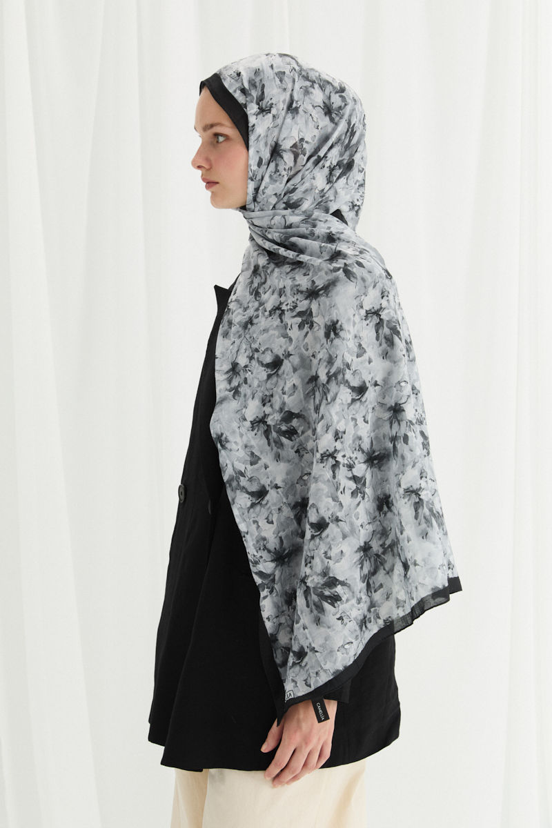 Olivia Kraş Şal - Siyah - 3