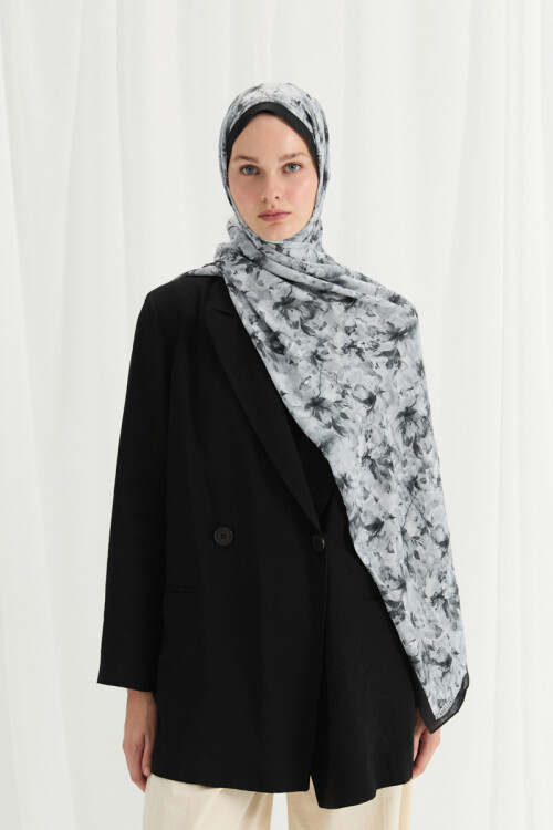 Olivia Kraş Şal - Siyah 