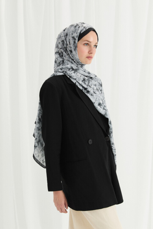 Olivia Kraş Şal - Siyah - Camellia Scarfs (1)
