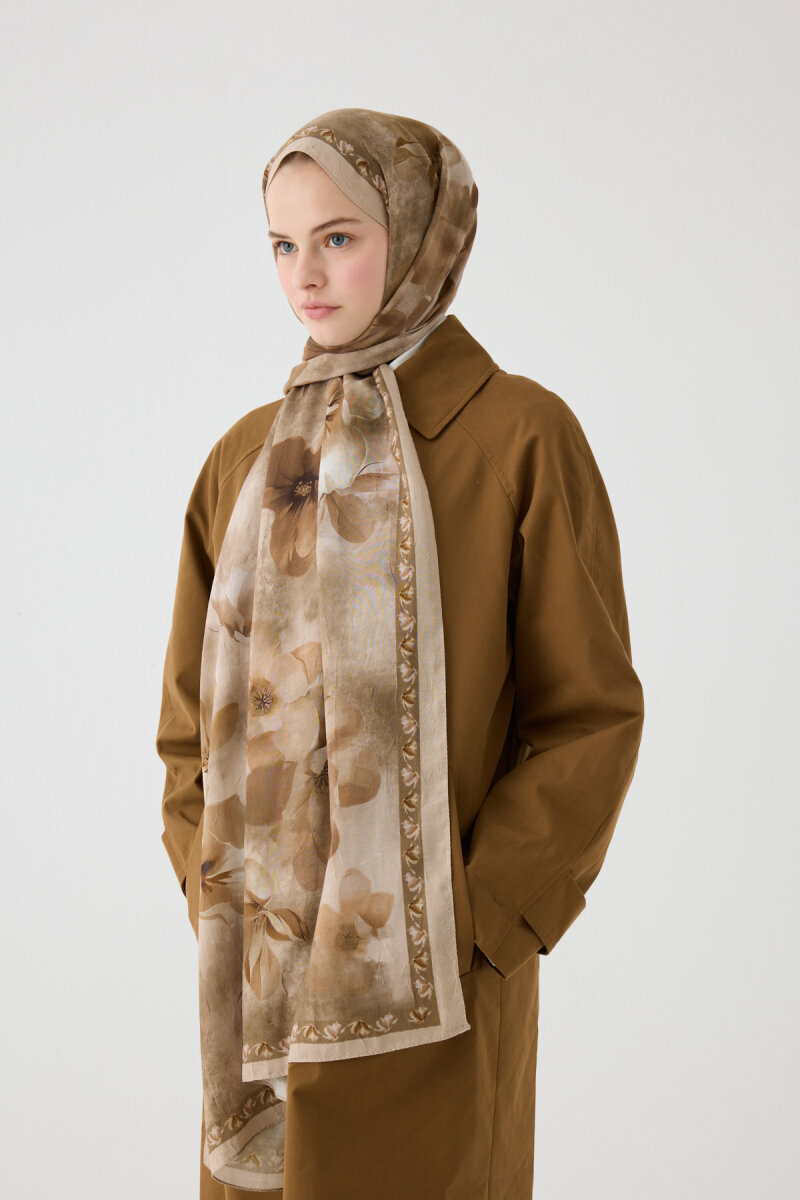 Opera Kraş Şal - Kum - 1