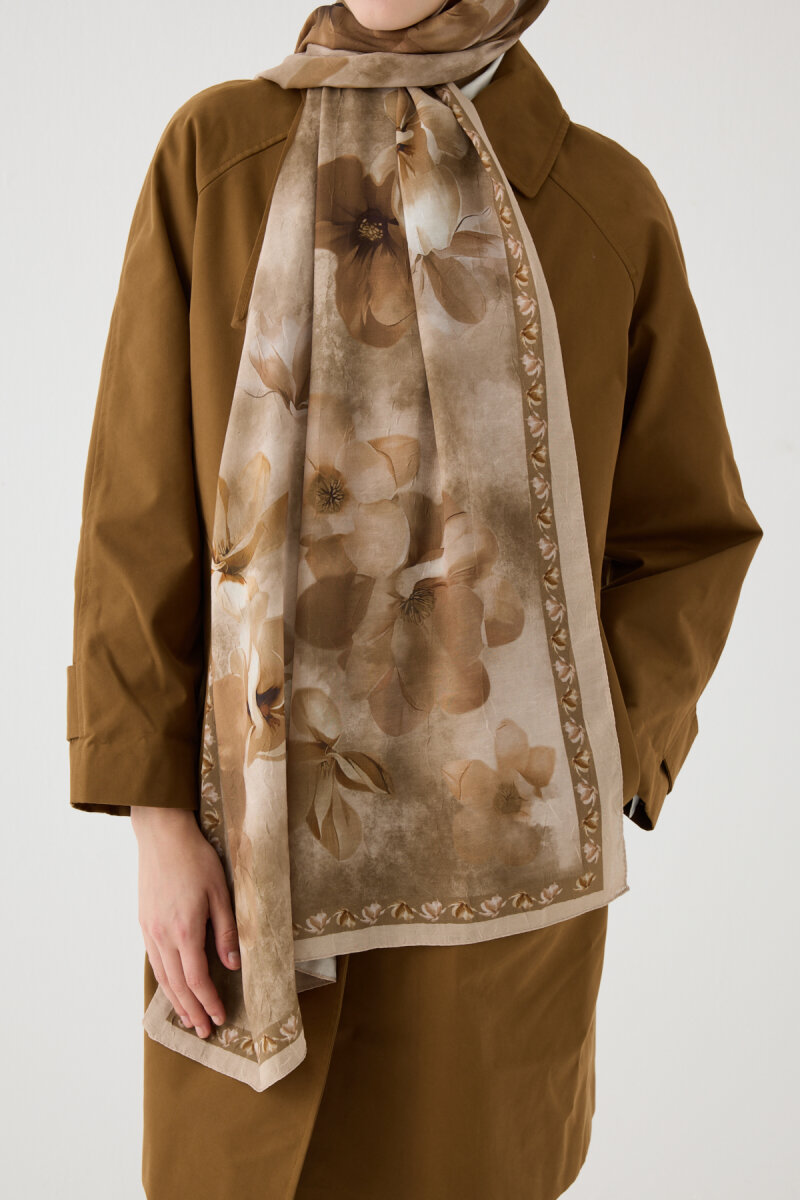 Opera Kraş Şal - Kum - 3