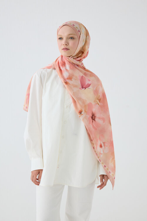 Opera Kraş Şal - Şeftali 