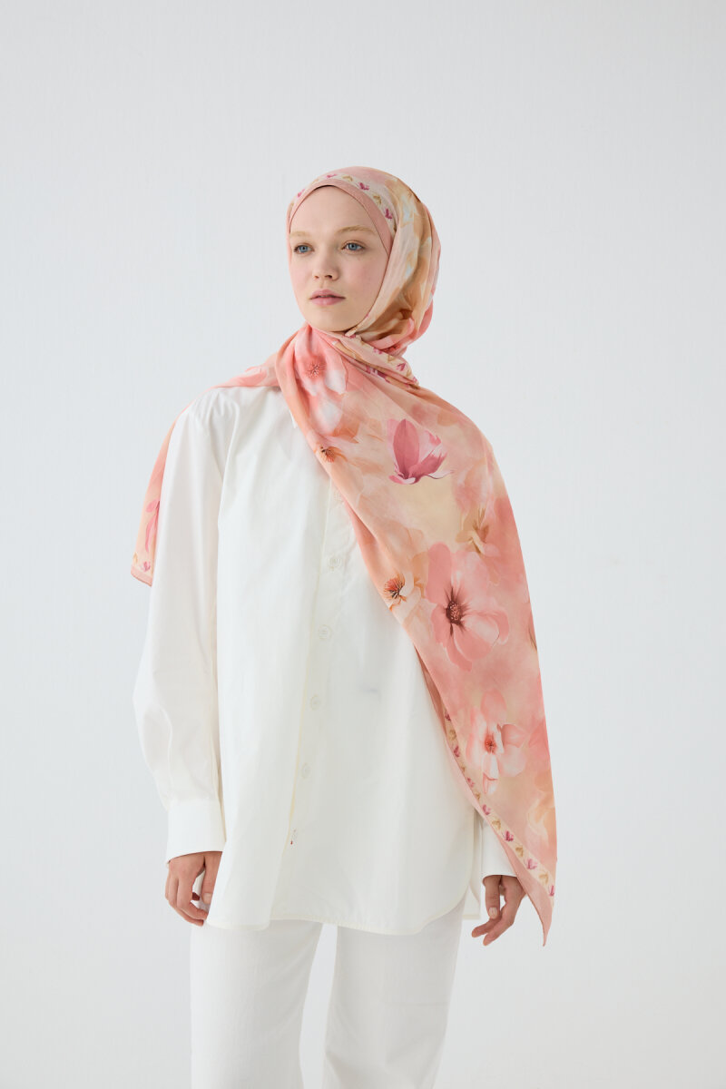 Opera Kraş Şal - Şeftali - 1