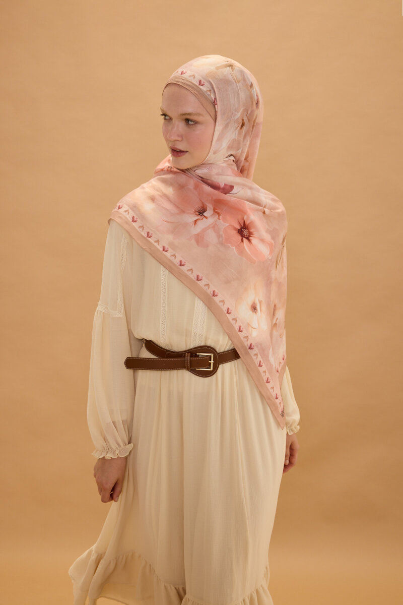 Opera Kraş Şal - Somon - 1