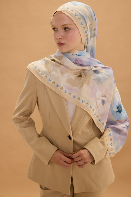 Opera Kraş Şal - Tereyağ Sarısı - Camellia Scarfs (1)