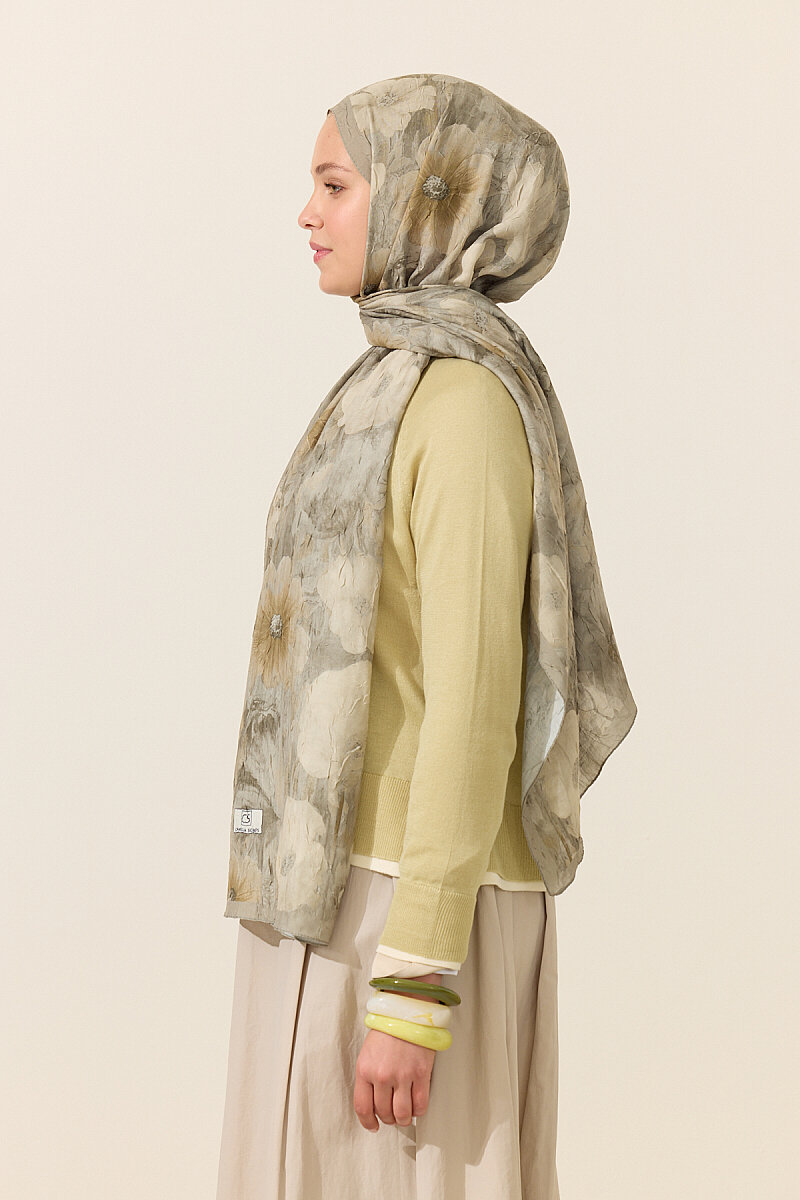 Orkide Kraş Şal - Çağla - 2