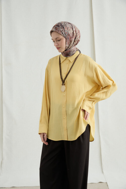 Paradise Kraş Eşarp - Kahve - Camellia Scarfs (1)