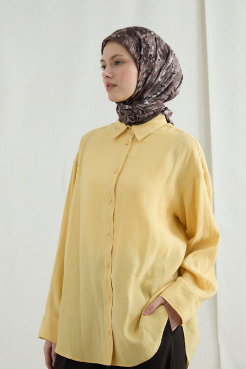 Paradise Kraş Eşarp - Mocha - Camellia Scarfs (1)