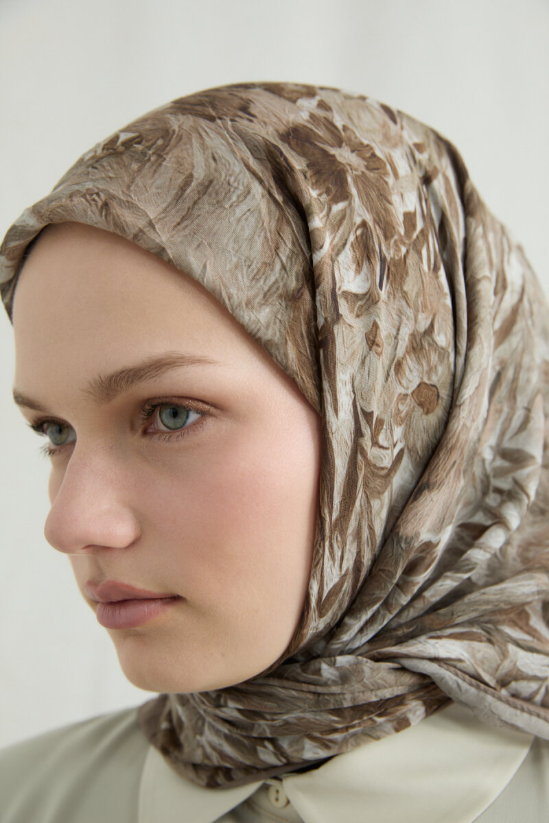 Paradise Kraş Eşarp - Vizon - 4