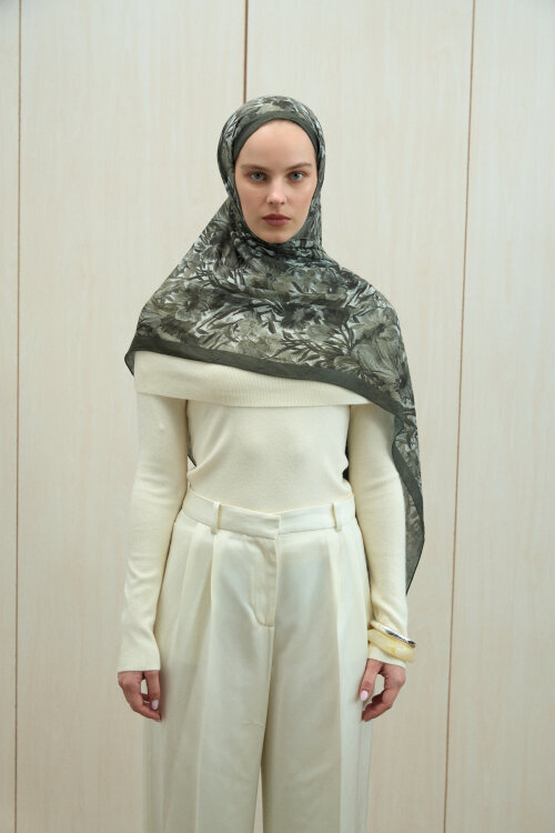 Paradise Kraş Şal - Nefti - Camellia Scarfs